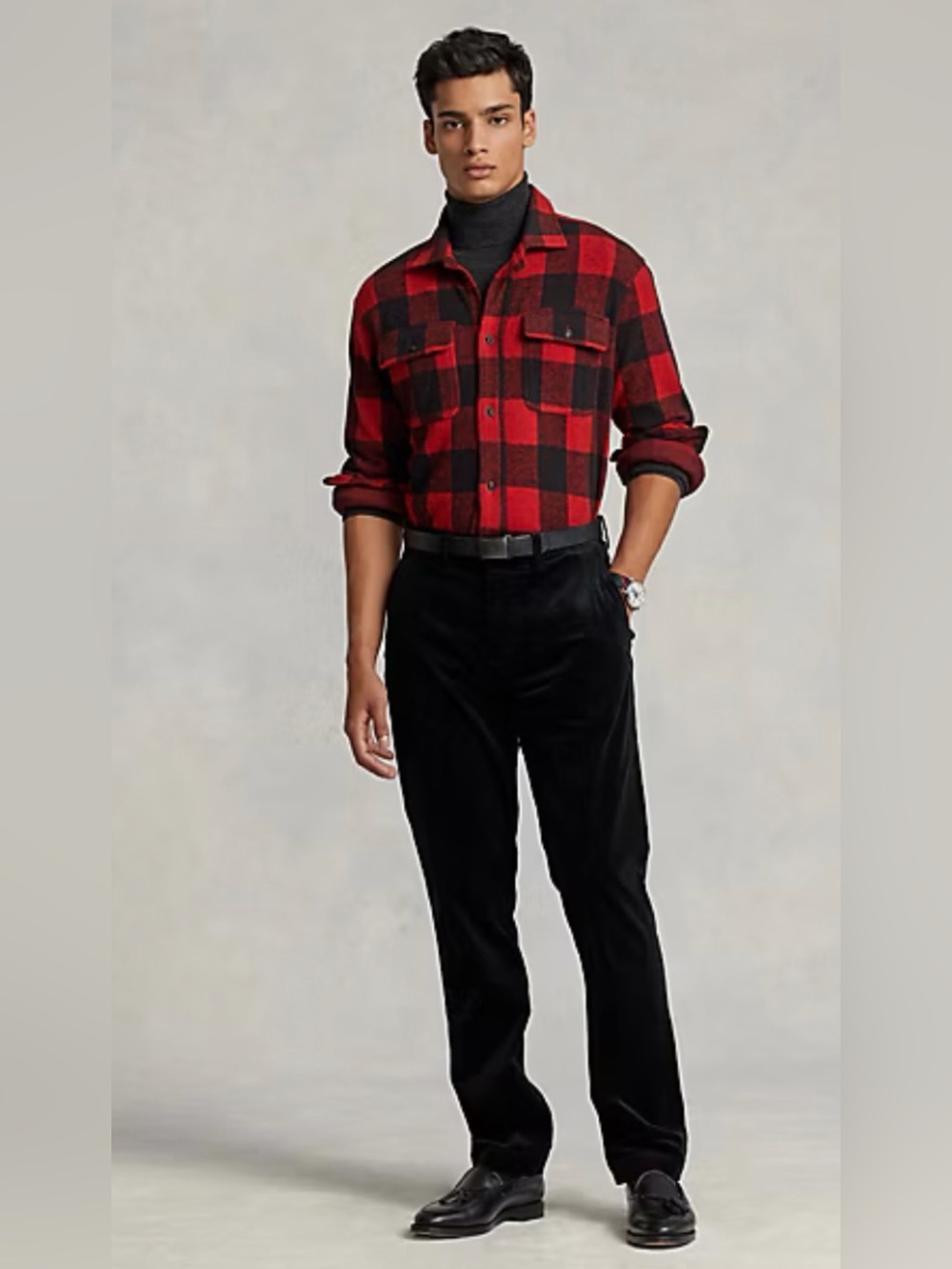 Ralph Lauren Black Corduroy Pants 34x34
